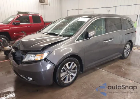 2014 Honda Odyssey Touring/Touring Elite z USA, uszkodzony, nr VIN 5FNRL5H96EB017019